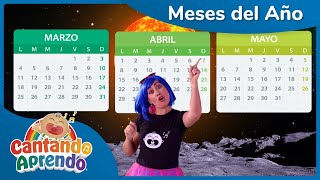 Aprende los meses del año  Educación para niños y niñas  Cantando Aprendo [upl. by Ries]