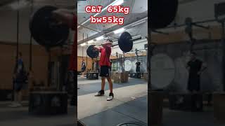 Ari Agazade campj 65 kg bw 55 kg 13yo weightlifting sports kidsports crossfit [upl. by Ycnej]