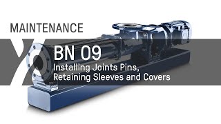 Maintenance BN  09  Installing Joints Pins Retaining Sleeves and Covers [upl. by Anairuy836]