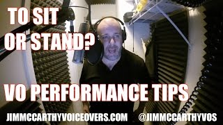 How to do Voice Overs  Sitting or Standing [upl. by Jago]