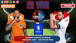 Países Bajos vs Turquia Eurocopa 2024  Cuartos de Final [upl. by Eecal]