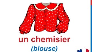 French Lesson 34  CLOTHES in French CLOTHING Vocabulary  Les vêtements les habits Ropa en francés [upl. by Tyra]