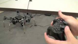 Sixaxis Controlled Hexapod [upl. by Idihsar]