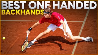 The Poetry of Tennis OneHanded Backhands in Action [upl. by Pearson403]