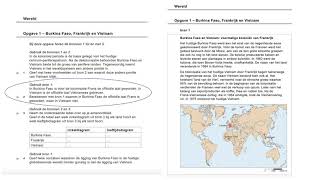 Eindexamen 2021 Opgave 1 Aardrijkskunde HAVO Domein Wereld [upl. by Hna]