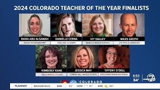 Seven finalists announced for Colorado Teacher of the Year [upl. by Hildegaard]