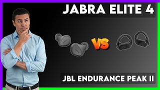 Jabra Elite 4 vs JBL Endurance Peak II Comparison [upl. by Sergei]