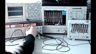 Comparison of WELEC W2014A Tektronix MSO 2014 and Tektronix TDS 5104B Oscilloscope [upl. by Htur958]