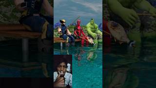 😄😄Wolverine vs Deadpool vs Hulk  Hulk catches a snake  Marvel Animation [upl. by Atwahs]