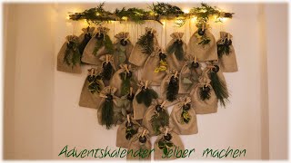 Adventskalender selber machen  DIY  Advent Calendar [upl. by Sardella]