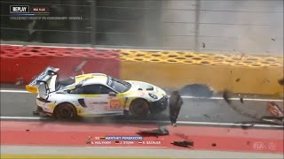 Heavy Crash Alex Malykhin 2024 TotalEnergies 6 Hours of Spa driver OK [upl. by Morly931]