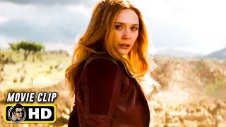 AVENGERS INFINITY WAR Clip  quotWanda In Battlequot 2018 Marvel [upl. by Ecirtram138]