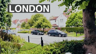 Summer Walking Tour  Highgate London  Popular highend hangout for the RICH and FAMOUS 4K [upl. by Aneehsit]