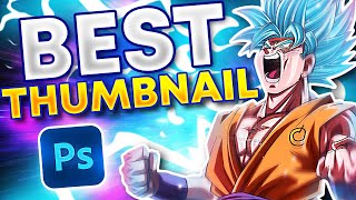 How To Make THE BEST Thumbnails on YouTube Photoshop [upl. by Nima]