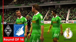 Borussia Mönchengladbach x Hoffenheim  DFBPOKAL Fifa 14 Round of 16 [upl. by Negaem]