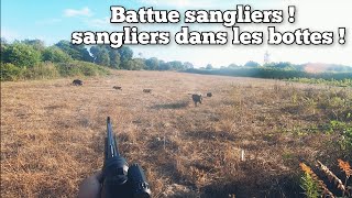 ☆Chasse aux sangliers  sangliers dans les bottes  20242025☆ [upl. by Naihtniroc5]