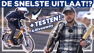 TOP5 Uitlaten testen op Tomos A35 65cc Opvoeren  TOMOSHOP [upl. by Maridel]