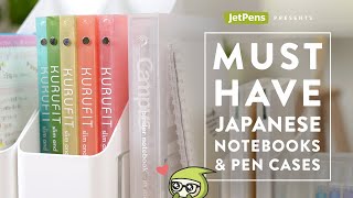 MUSTHAVE Japanese Notebooks amp Pen Cases ✨📒📓 [upl. by Notyap]