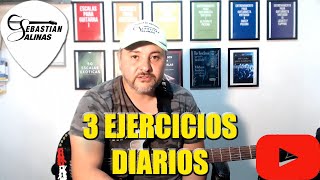 3 Ejercicios diarios para técnica fuerza y velocidad en Guitarra PDF gratis [upl. by Rehpotsrhc]