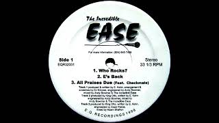 The Incredible Ease ft Checkmate  All Praises Due [upl. by Atiuqam894]