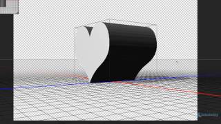 Photoshop Tutorial  Using 3D from Selected Path in Photoshop CS6 [upl. by Zampino]
