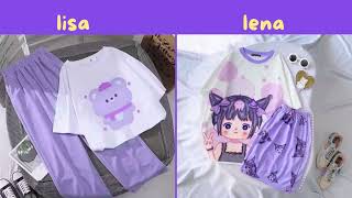 LISA OR LENA 💗  MAKEUP amp DRESSES amp ACCESSORIES [upl. by Illek]