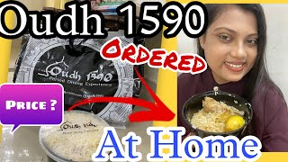 I Ordered OUDH 1590 Biriyani At home biriyani oudh1590 [upl. by Enniotna438]