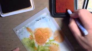 Coloring Wendy Vecchi Embossing Paste [upl. by Yasmeen]