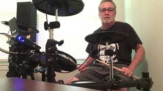 Simmons SD600 drum demo playing the kit so you can hear the sound qualitysymbolssnarekicktoms [upl. by Farrar]