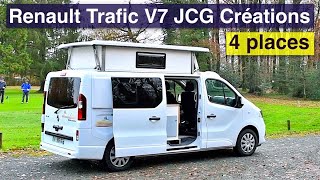 Renault Trafic V7 JCG Créations un 4 places tout confort avec toit électrique de série [upl. by Giles595]