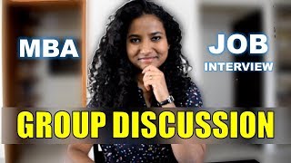 How to Prepare For Group Discussions  GD Topics with Answers  Job Interview  MBA [upl. by Nyrmak]