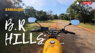 Bangalore One Day Ride Motovlog  BR Hills  KGudi  Shot with DJI Action 5 Pro [upl. by Xed]