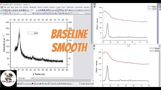 Baseline Correction in Origin Pro  SirMAMunaf  eduscl [upl. by Anemolihp]