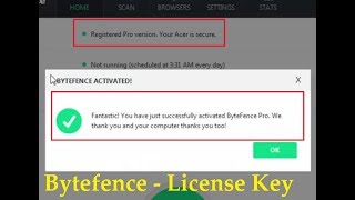 ByteFence Anti Malware Activation Key  Activate ByteFence Pro with License Key [upl. by Lyrret]