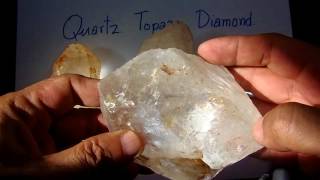 P7310002 Quartz is suspicious Topaz Diamond is suspicious [upl. by Sitto]