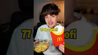 Câți cartofi sunt la KFC vs Mec kfc mcdonalds [upl. by Dorahs]