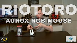 RIOTORO AUROX PRISIM BARGAIN BUDGET RGB GAMING MOUSE REVIEW [upl. by Yamauchi]