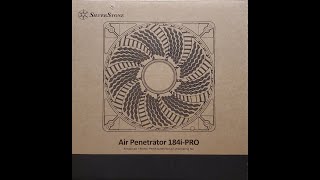 SilverStone Air Penetrator 184iPro 180mm PWM with AirChanneling Screen Fan Review Pt 1 [upl. by Eelame740]