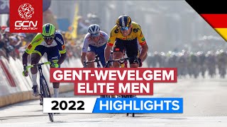 Gent Wevelgem 2022 Männer Highlights [upl. by Annaul]