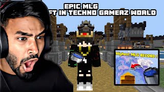 GamerFleet Style Epic MLG Challenges in TechnoGamerzOfficial World  Minecraft [upl. by Erich]