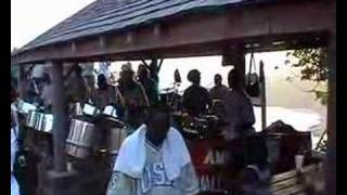 Steel Band playing at Shirley Heights Antigua [upl. by Nelleh]