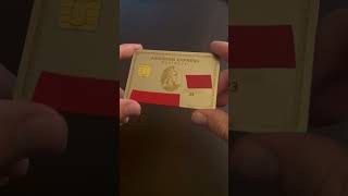 AMEX White Gold Card Unboxing NEW Gold Card Refresh [upl. by Danziger]