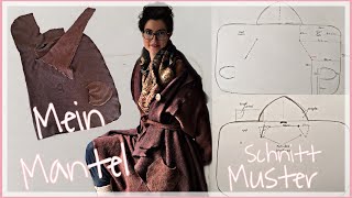 Winterjacke Schnittmuster  Mantel nähen Anleitung  DIY [upl. by Querida850]