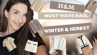 HampM Fashion Haul 2024  Cardigan season amp meine obsession für goldene Knöpfe 🤎🍂 [upl. by Aderfla]