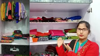 Indian Wardrobe organization  clothes organization idea [upl. by Bak]