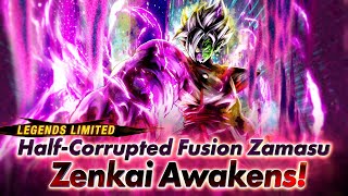 DRAGON BALL LEGENDS quotLL HalfCorrupted Fusion Zamasuquot Zenkai Awakening Trailer [upl. by Baxy121]