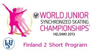 16 Team Finland 2 FIN  ISU World Junior Synchronized Championsh Junior Synchronized Skating Short [upl. by Rettig440]