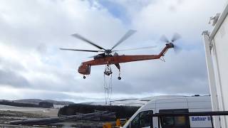 SKYCRANE IN SCOTLANDTOWER UPLIFT [upl. by Zolly]