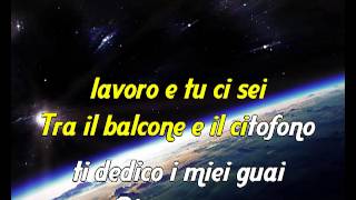 Tiziano Ferro  Sere nere Karaoke [upl. by Nevil]