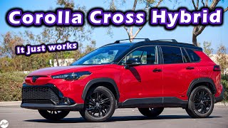 2024 Toyota Corolla Cross Hybrid – DM Review  Test Drive Nightshade SE Edition [upl. by Brooks]